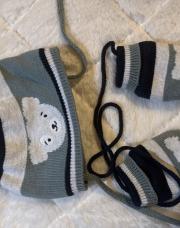 Bonnet + moufles sergent major