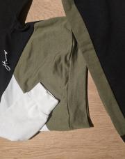 Ensemble 74cm noir blanc kaki