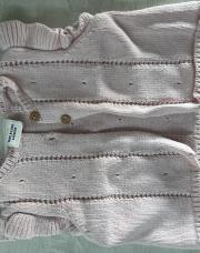 Gilet rose TAO 6mois