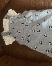 Ensemble salopette Mickey + body