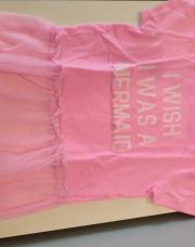 tunique rose voile 3/4 ans