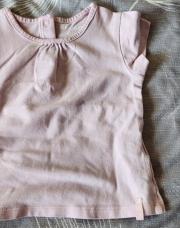 Ti shirt rose 9 mois DPM