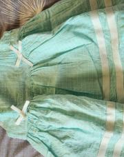 robe verte 9/12 mois Sergent Major