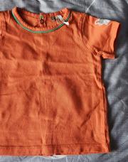 Ti shirt orange 9/12 mois Orchestra