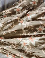 robe beige fleur 2 ans