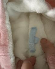 Veste 6 mois rose bien chaude 