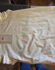 Top grossesse beige - bretelles volants Mammalicious taille S