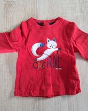 blouse obaibi 3 mois rouge