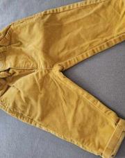 Pantalon jaune velours 