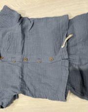 Ensemble lu pilou bleu 98/104