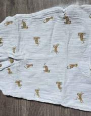 Combi été Primark blanche léopard 9-12m 80cm 
