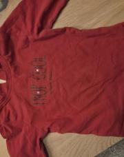 Blouse longues manches rouge cool papa TAO 18 mois