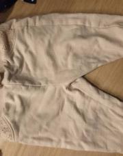 Pantalon rose pâle poches ajourées 1 noeud C&A 6-9 mois