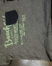 T shirt gris beach 6 mois