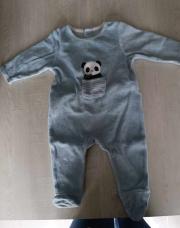 Pyjama panda bleu obaibi 3 mois 