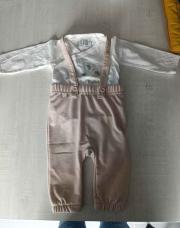 Ensemble salopette body Bub'l 3 mois