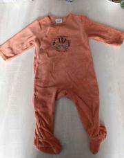 Pyjama orange TAO 6 mois 
