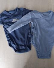2 body longues manches bleues kimono lupilu 6 mois 