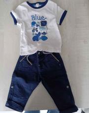 Ensemble t-shirt pantalon obaibi 6 mois 