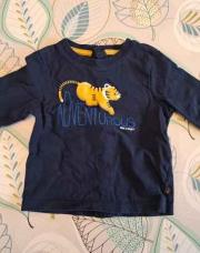 T-shirt obaibib3 mois tiger bleu