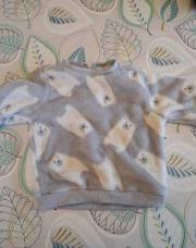 Pull gris ours polaire tex baby 18 mois