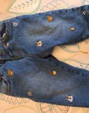 Jeans double velour C&A T 74
