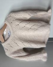 Pull beige et doré 4 ans 