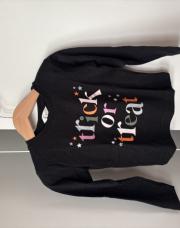 T-shirt manche longue noir 98/104 cm 