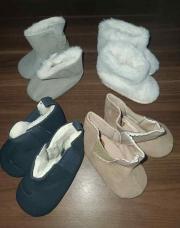 Lot de 4 paires de chaussons bébé 