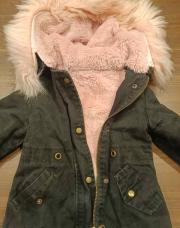 Manteau 2-3 ans fourrure rose