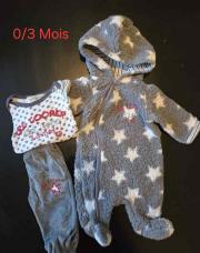 Ensemble 3 pièces Lee Cooper 0/3Mois