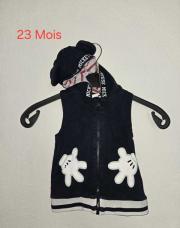 Gilet sans manche Mickey 23mois