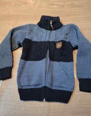 Gilet laine bleu 2 ans Eymen