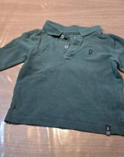 Polo vert Okaidi 2ans 86cm