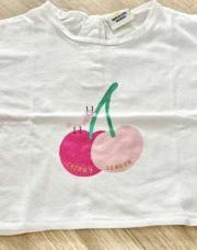 Tshirt TAO 18m blanc cerise 