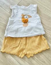 Pyjama Obaibi 2pièce toucan jaune 