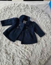 Veste mi saison Fille, veste bleu foncé, taille 0-3 mois