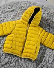 Manteau mi saison Garçon, Veste avec tirette jaune, taille 6 mois
