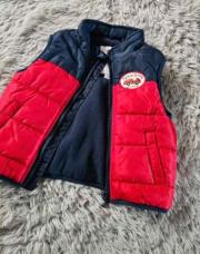 Veste mi saison sans manche Garçon LA COMPAGNIE , Veste rouge bleu, taille 6 mois