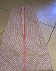 Gigoteuse blanche cœur rose 110