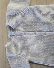 Gilet gris pailette Obaibi 23m