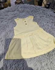 Ensemble 1 pièce Fille, 1 robe jaune, taille 9-12 mois