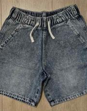 Short en jeans bleu cordon blanc H&M taille 5/6ans
