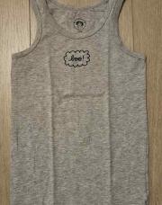 Chemisette grise BOO VERITAS tailel 5/6ans