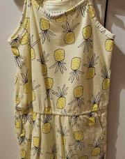 Combi a bretelles jaune ananas NAME IT 3ans