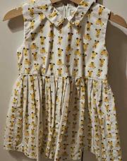 Robe sans manche blanche motif chiens FILOU & FRIENDS 3ans