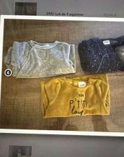 Lot de 3 pyjamas Tao 3M