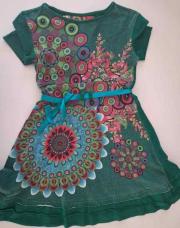 Robe Desigual 3-4 ans vert