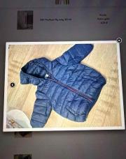 Doudoune bleue foncée 6M Tao