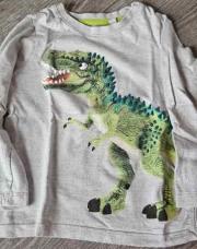 T shirt longue manche dino 92 cm
